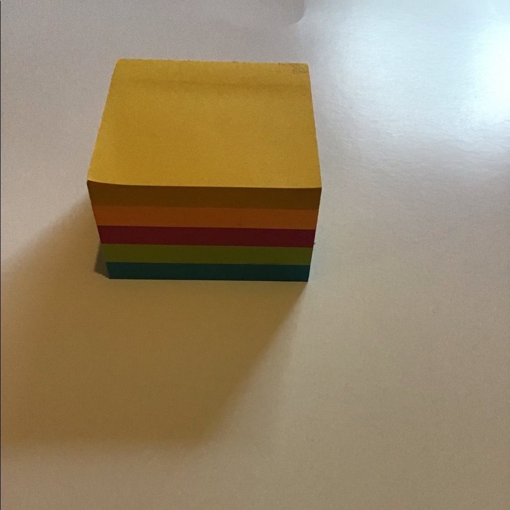Sticky notes multi color.